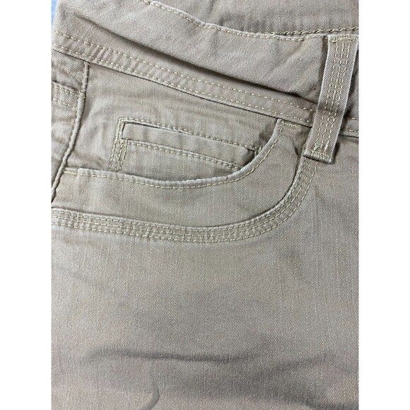 Lee Riders Bootcut Jeans‎ Women's 18 M Beige Denim Cotton Stretch 5-Pockets Zip - Picture 5 of 15